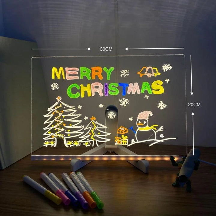 Lisslune | Children's LED Notice Board with Colors