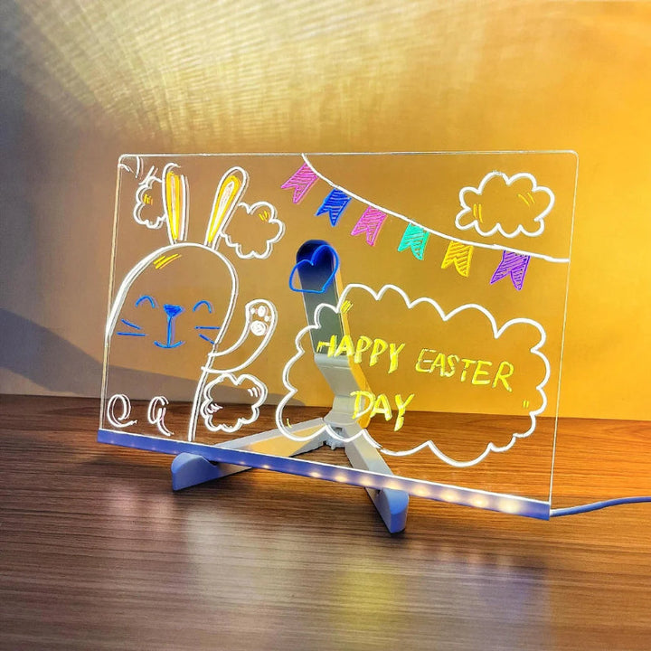 Lisslune | Children's LED Notice Board with Colors