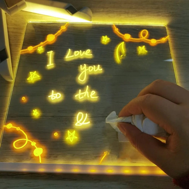 Lisslune | Children's LED Notice Board with Colors