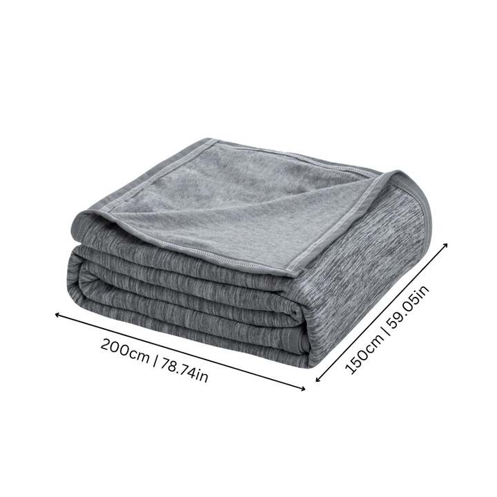 Lisslune | Chilluxe Double-Sided Cooling Blanket – Lightweight Summer Blanket for Comfortable Sleeping Climate