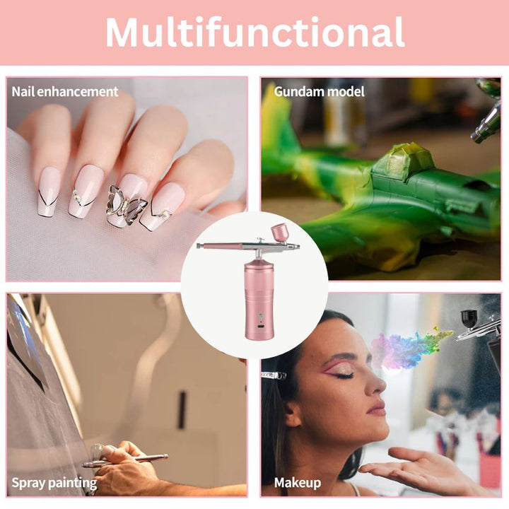 Lisslune | Cordless Mini Airbrush Kit with Compressor