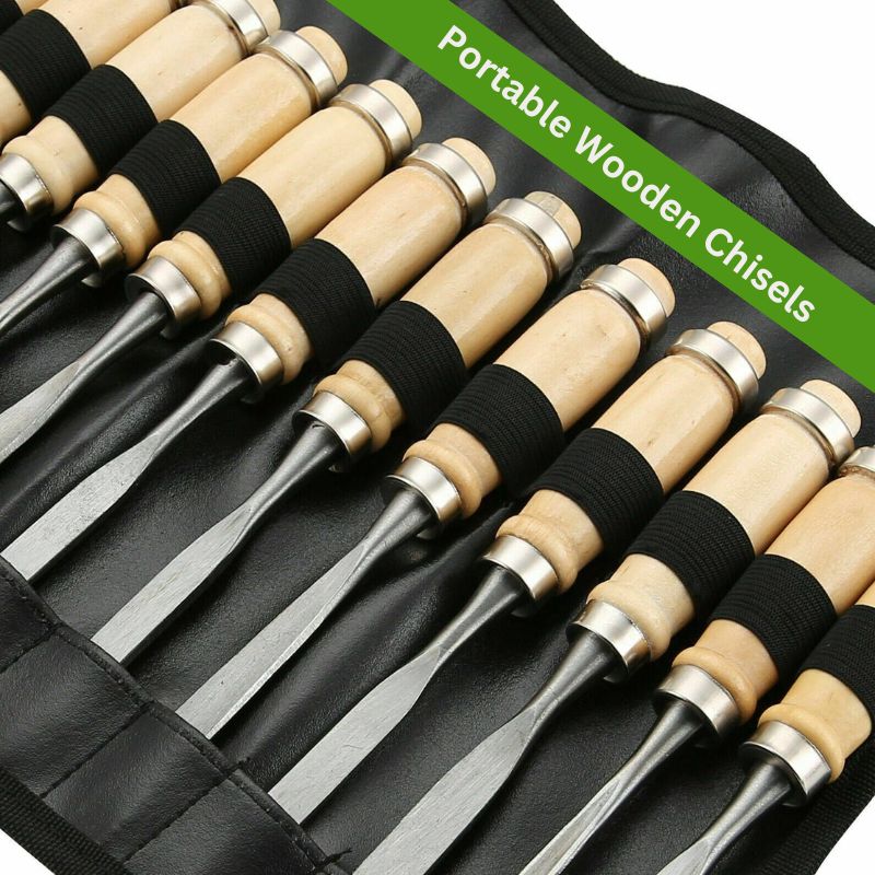 Lisslune | 12 Pieces Wood Carving Chisels Set