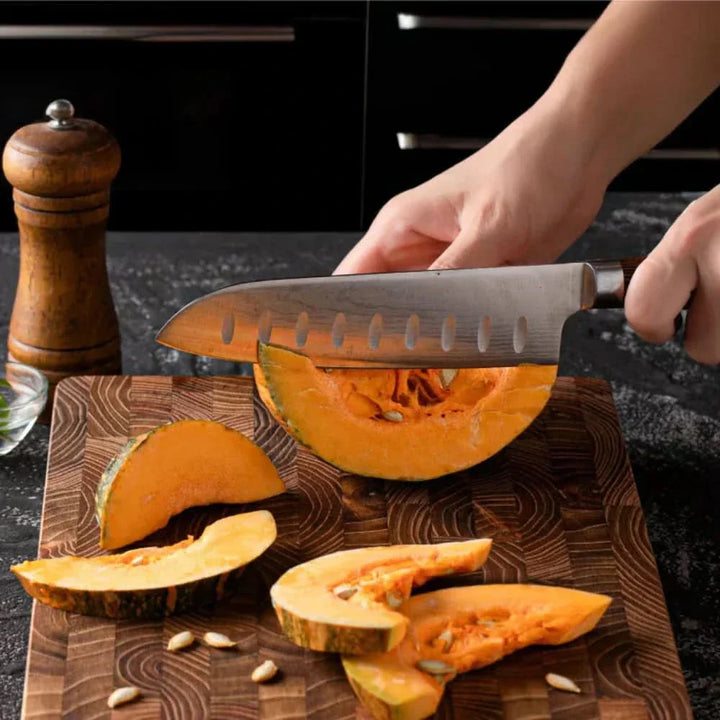 Lisslune | End-Grain Wooden Cutting Board – Durable Chef Chopping Block
