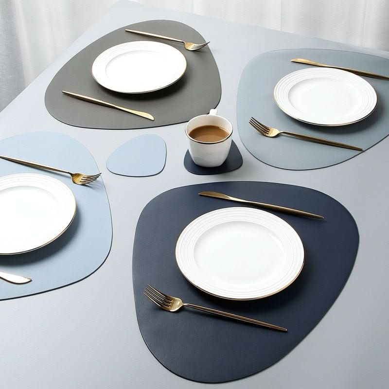 Lisslune | Designer placemat set with coasters, heat resistant and versatile use