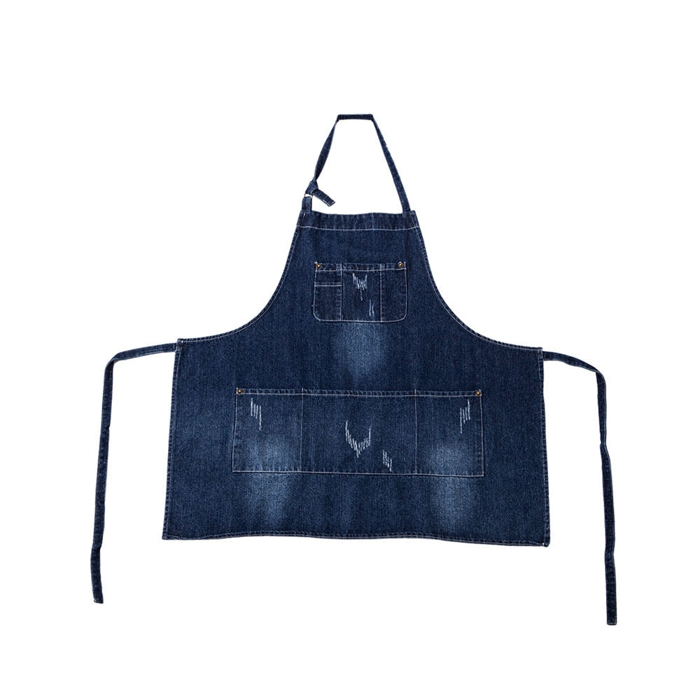 Lisslune | Classic Blue Denim Pocket Apron