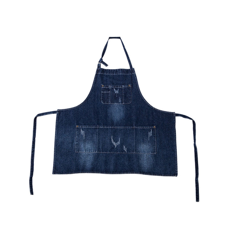Lisslune | Classic Blue Denim Pocket Apron