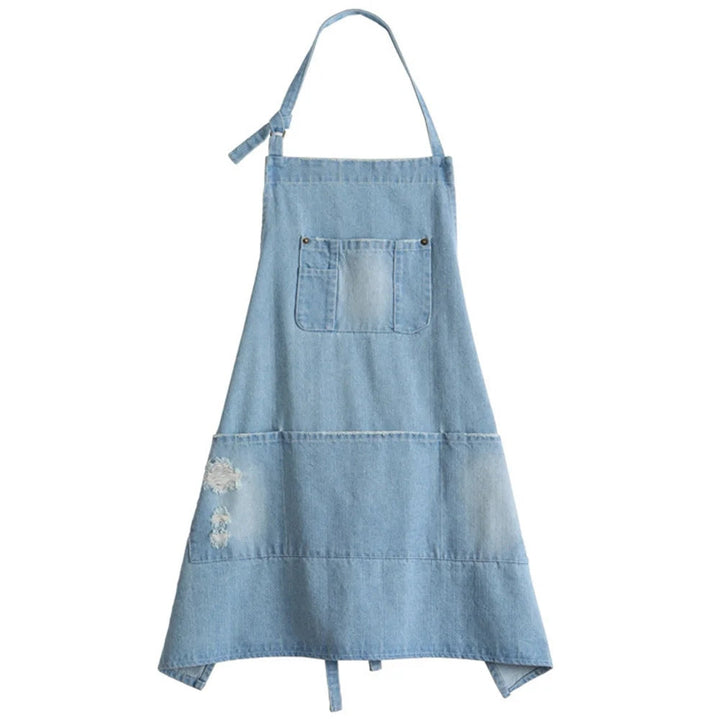 Lisslune | Classic Blue Denim Pocket Apron