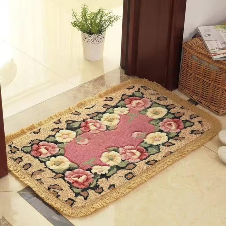 Lisslune | Classic Floral Bloom Bath Mat