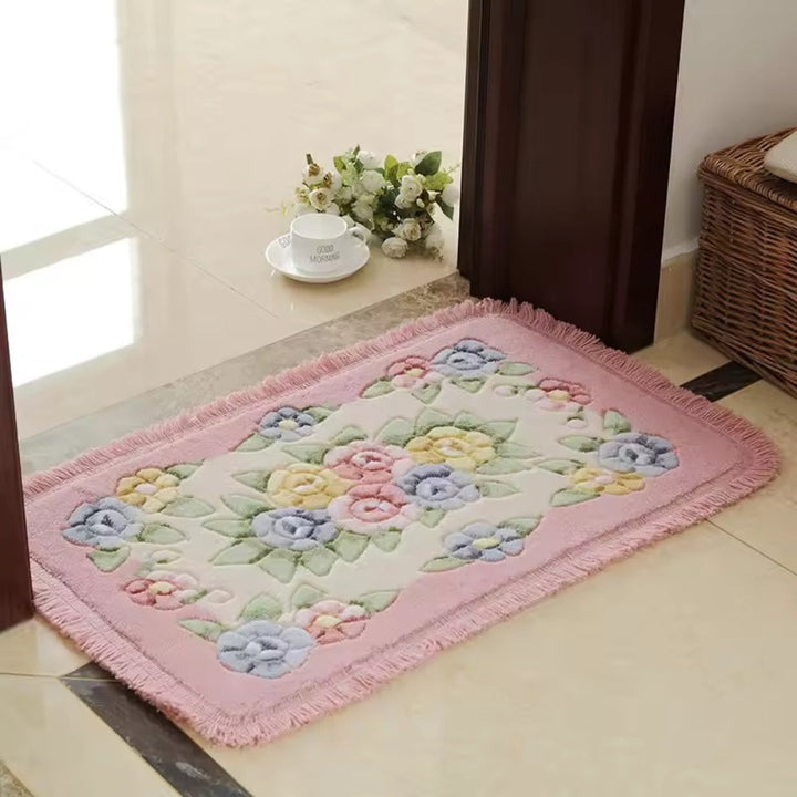 Lisslune | Classic Floral Bloom Bath Mat