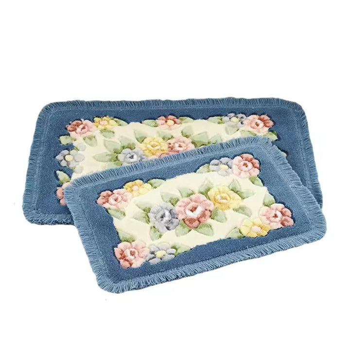 Lisslune | Classic Floral Bloom Bath Mat