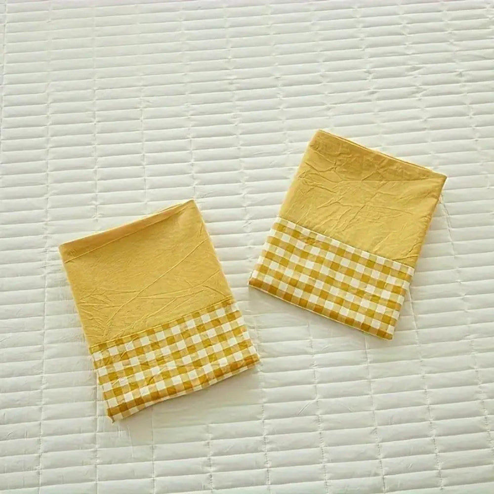Lisslune | Classic Gingham Soft Pillow Case