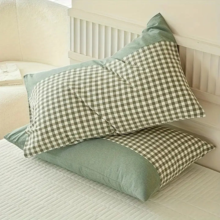 Lisslune | Classic Gingham Soft Pillow Case