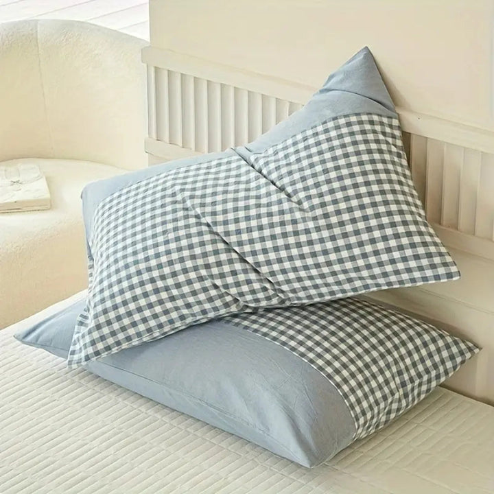 Lisslune | Classic Gingham Soft Pillow Case