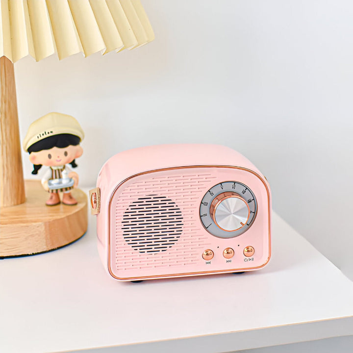 Lisslune | SoundRetro Bluetooth Speaker – Wireless Vintage Speaker with Deep Sound & Retro Design