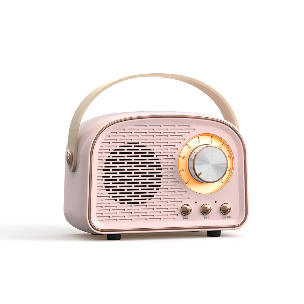 Lisslune | SoundRetro Bluetooth Speaker – Wireless Vintage Speaker with Deep Sound & Retro Design