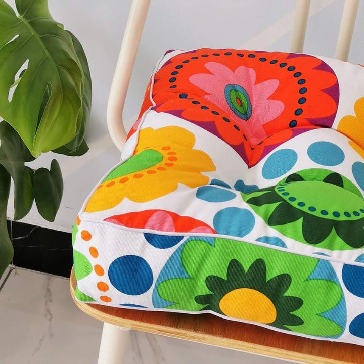 Lisslune | Bohemian Classic Square Chair Cushion