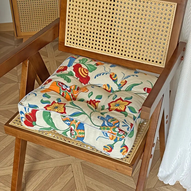 Lisslune | Bohemian Classic Square Chair Cushion