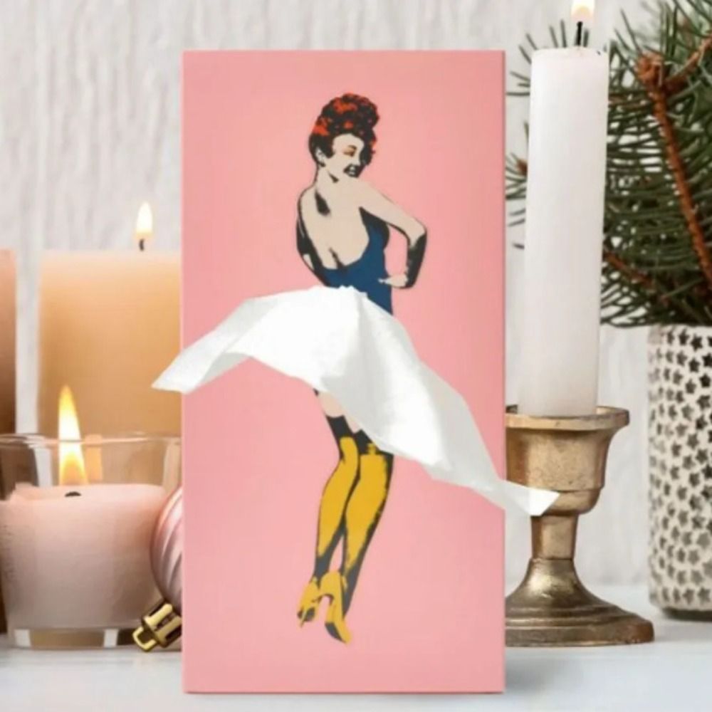 Lisslune | Flying Skirt Tissue Box