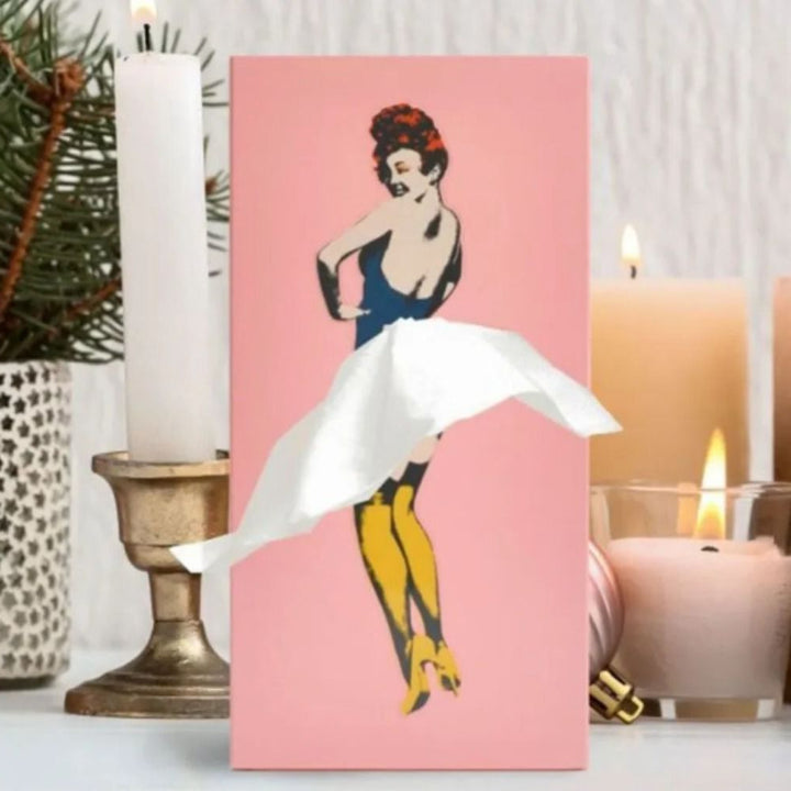 Lisslune | Flying Skirt Tissue Box