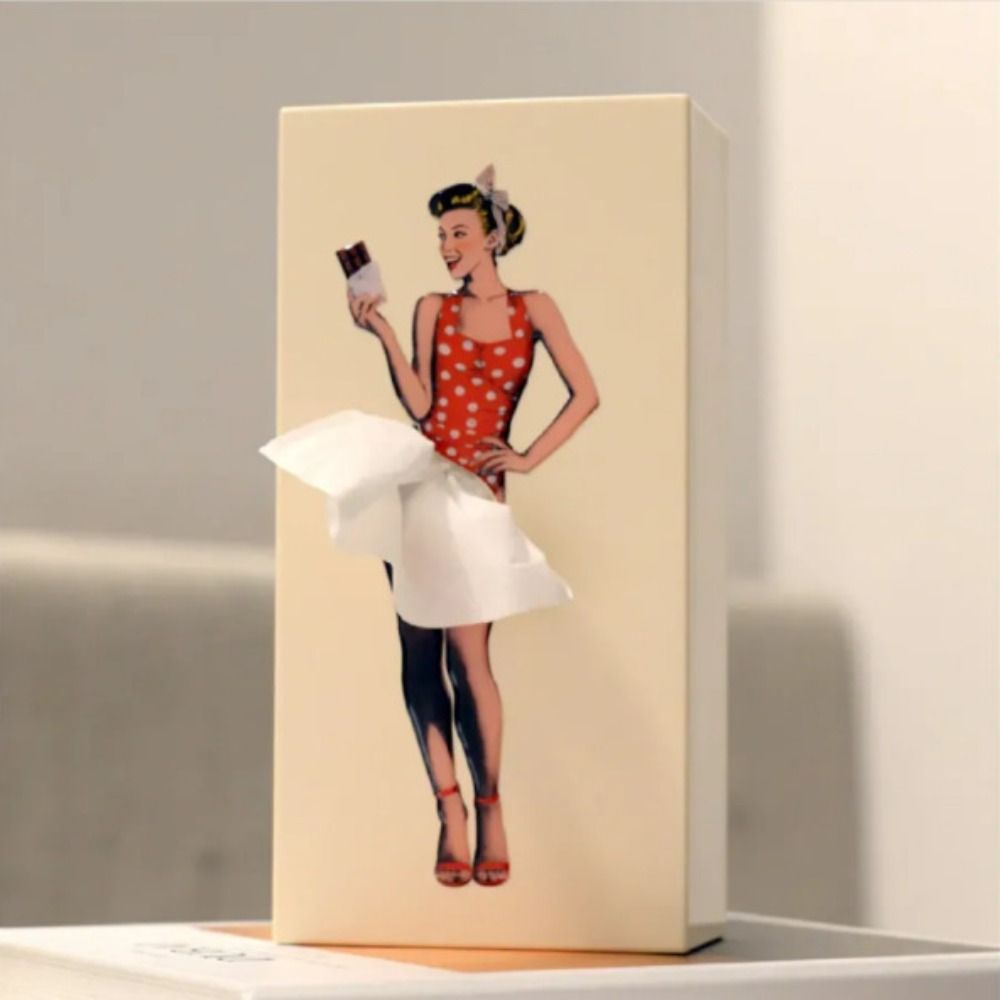 Lisslune | Flying Skirt Tissue Box