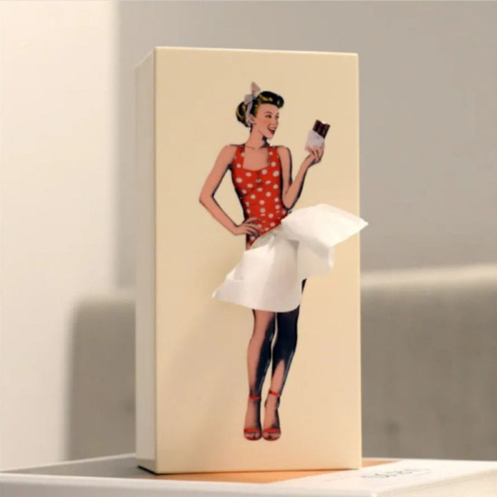 Lisslune | Flying Skirt Tissue Box
