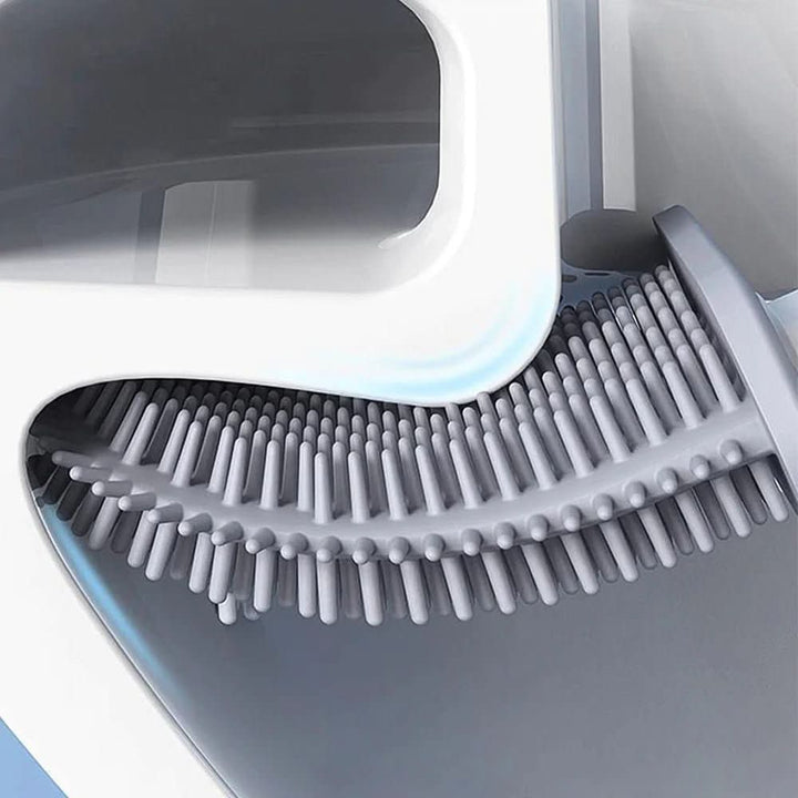 Lisslune | Hygienic Silicone Toilet Brush with Wall Holder