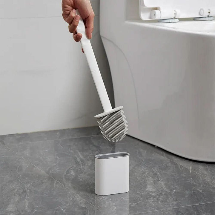 Lisslune | Hygienic Silicone Toilet Brush with Wall Holder
