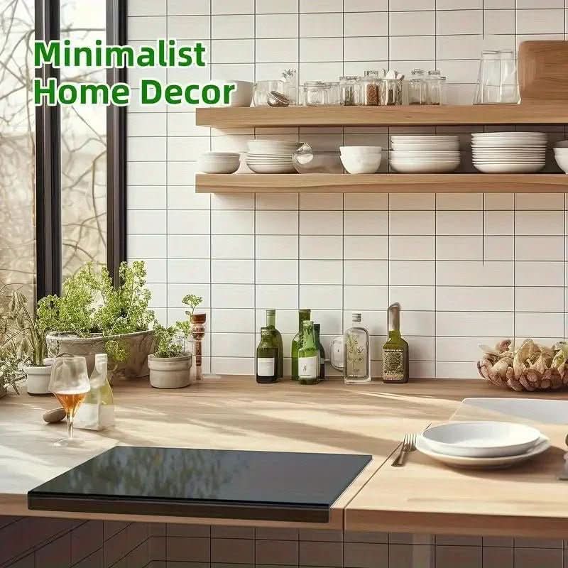 Lisslune | Acrylic Cutting Board with Protective Rim for Modern Kitchens