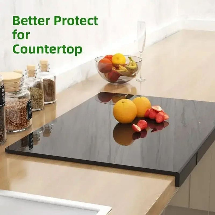 Lisslune | Acrylic Cutting Board with Protective Rim for Modern Kitchens