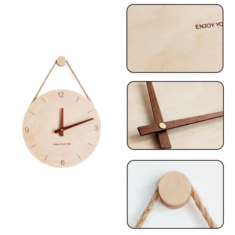 Lisslune | WoodHush Minimalistic Wall Clock
