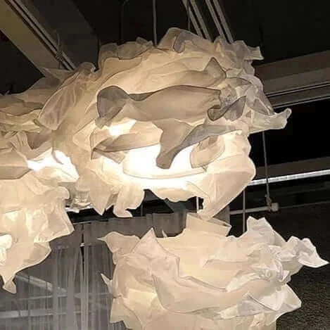 Lisslune | Wool-like Paper Lampshade up to 70 cm wide