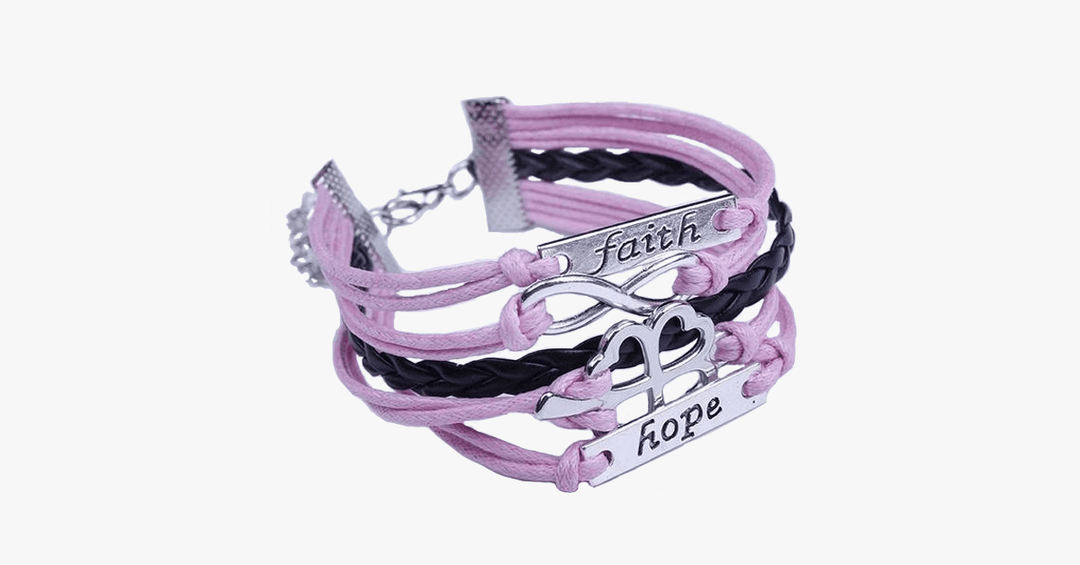 Lisslune | Clover Faith Hope Infinity Bracelet