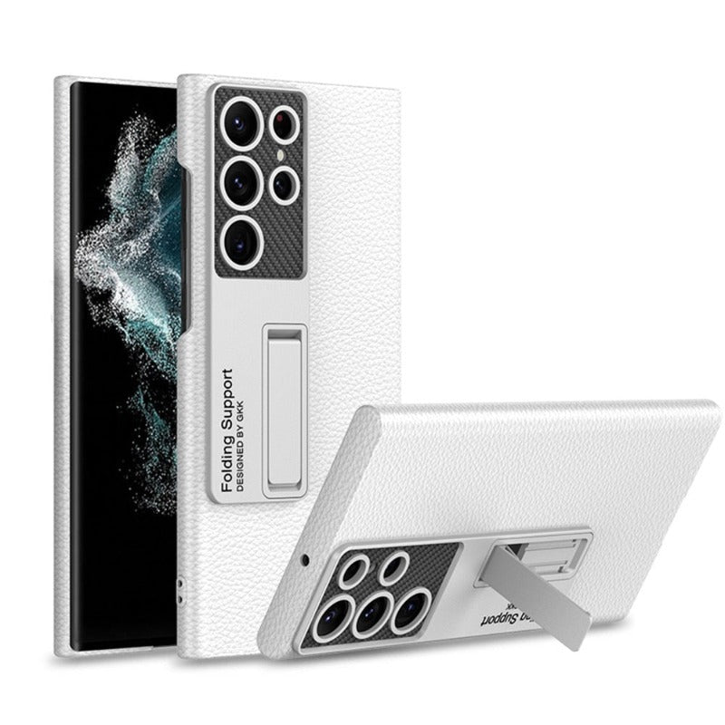 Lisslune | Luxurious, ultra-thin leather phone case, shockproof, for Samsung Galaxy 23