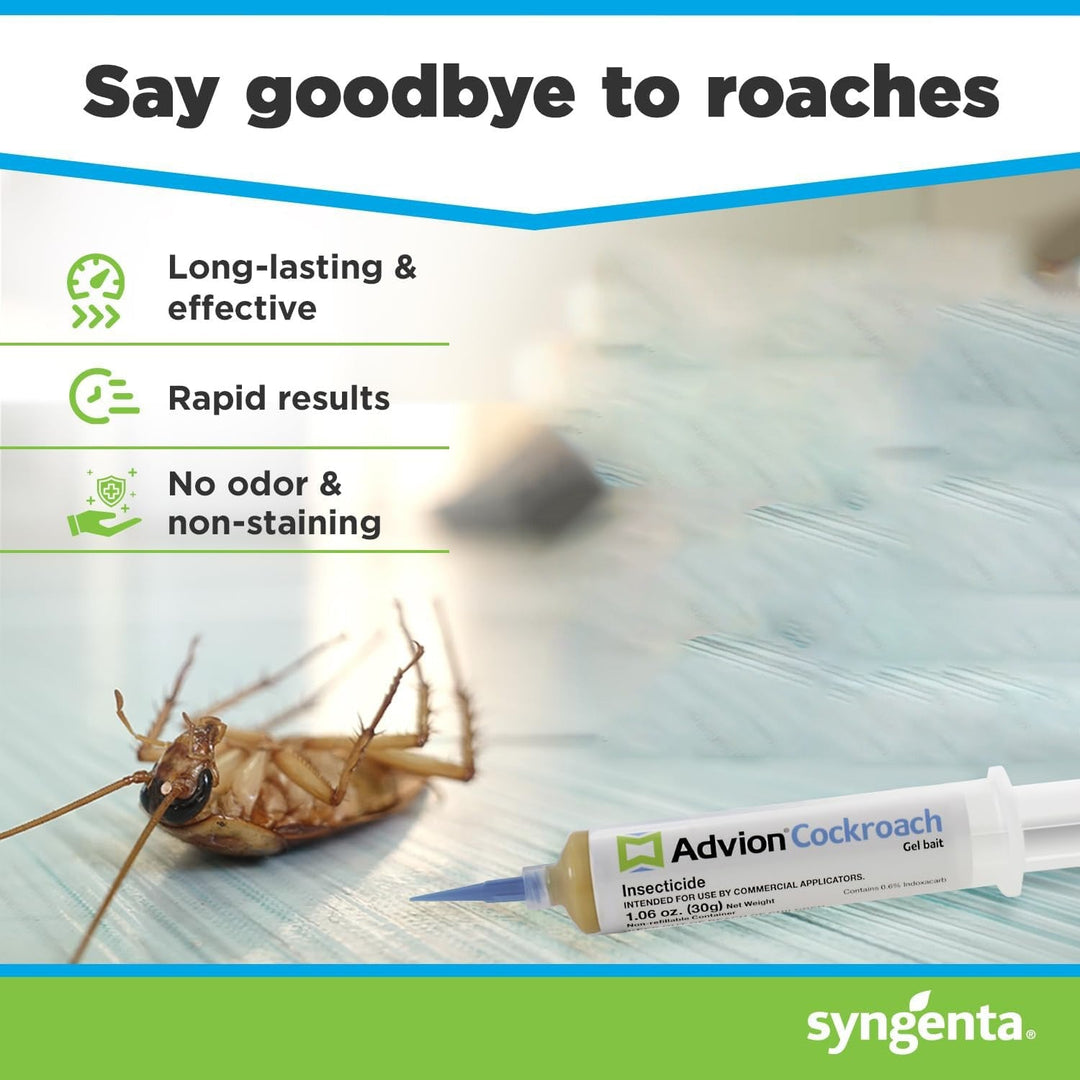 Lisslune | Advion Cockroach Gel Bait, Cockroach Eliminator, Non-Toxic Pest Control, Pest Management