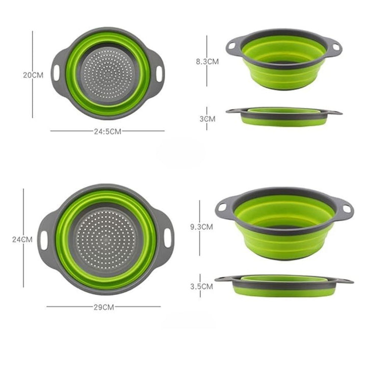 Lisslune | Collapsible Silicone Strainer Basket