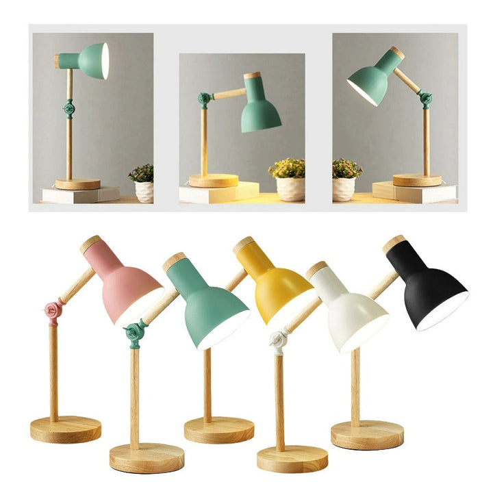 Lisslune | LuminoShade – Modern desk lamp made of wood in Scandinavian style