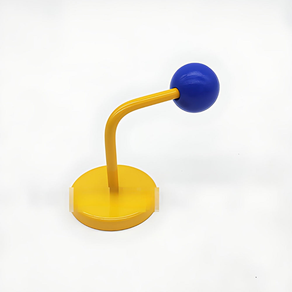 Lisslune | Colorful Magnetic Wooden Ball Hooks Home Storage