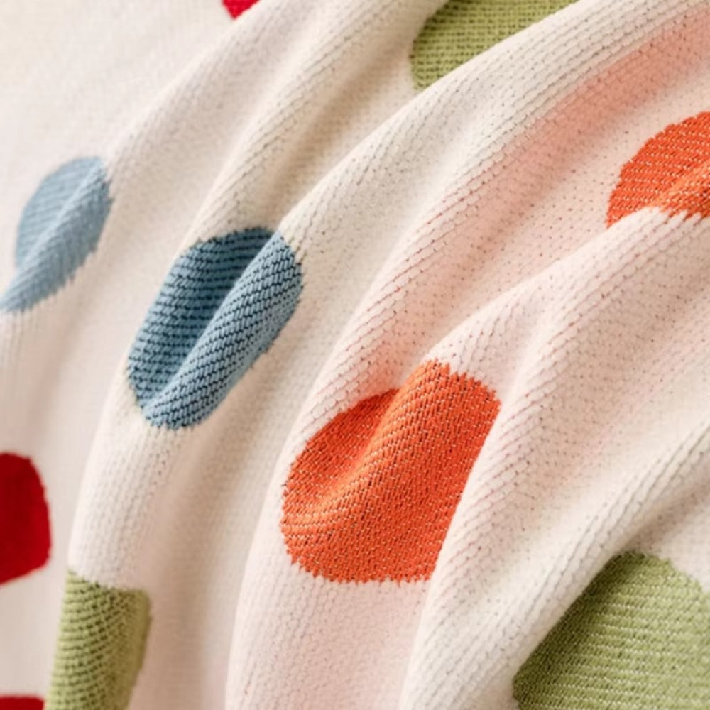 Lisslune | Colorful Polka Dot Sofa Cover