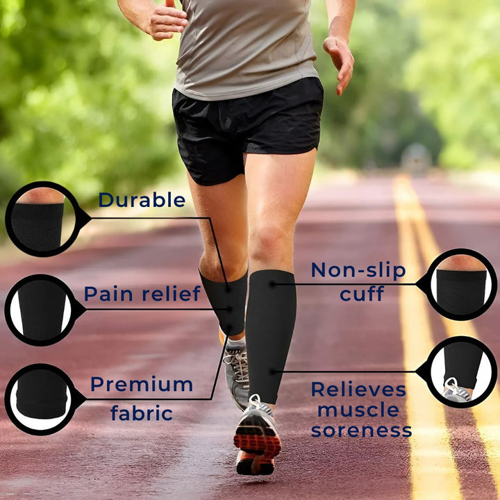 Lisslune | CircuEase Compression Socks | Soft, Highly Elastic Design for Muscle Recovery & Circulation Enhancement for Professionals on Their Feet