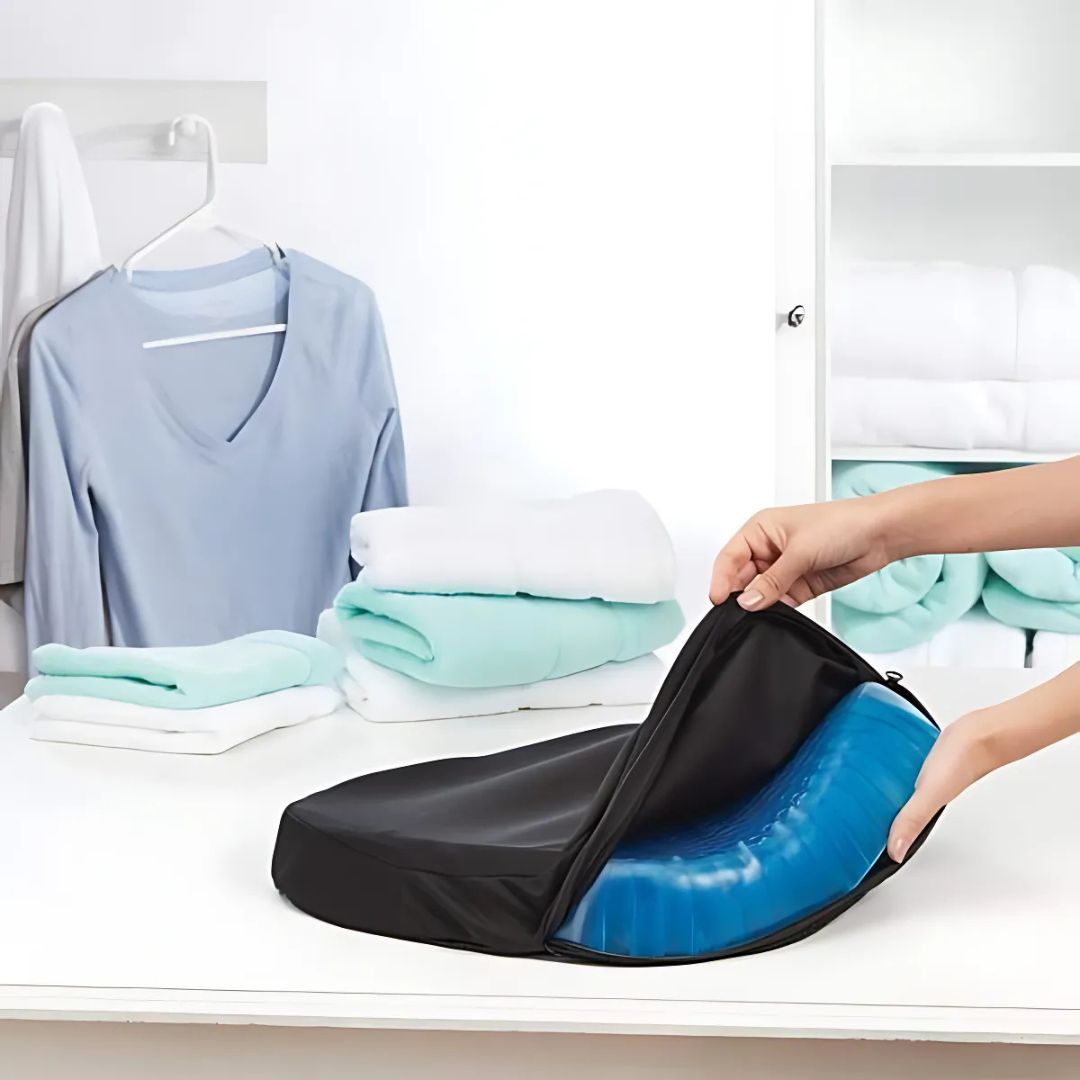 Lisslune | GelRelax Seat Cushion – Orthopedic Gel Seat Cushion for Pressure Relief and Comfort