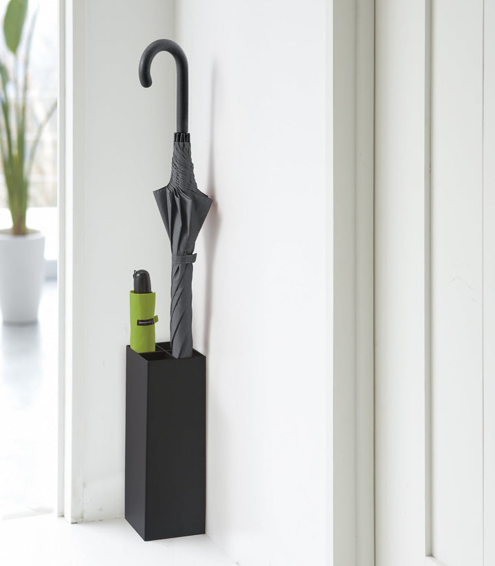 Lisslune | DryKeep – Narrow Steel Umbrella Stand with Drop Collection and Non-Slip Base