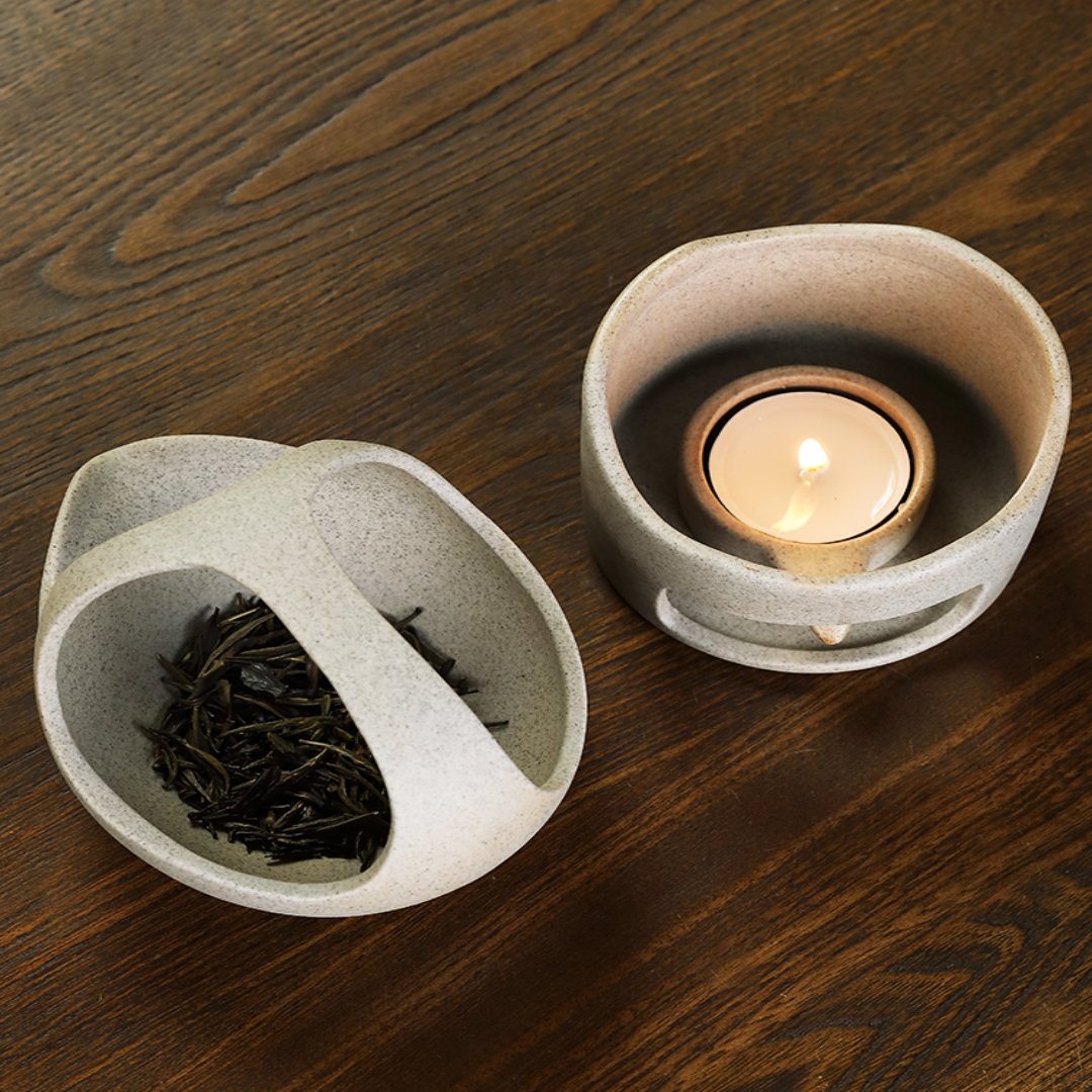 Lisslune | Japanese Style Simple Candle Tea Warmer Pot