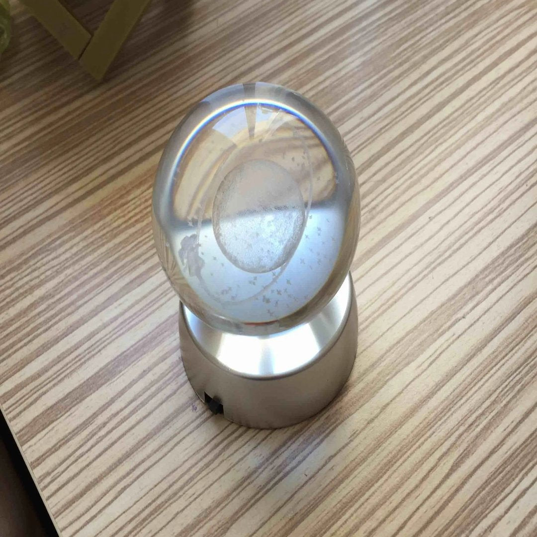 Lisslune | Dreamy Galaxy 3D Planets Lighted Glass Sphere