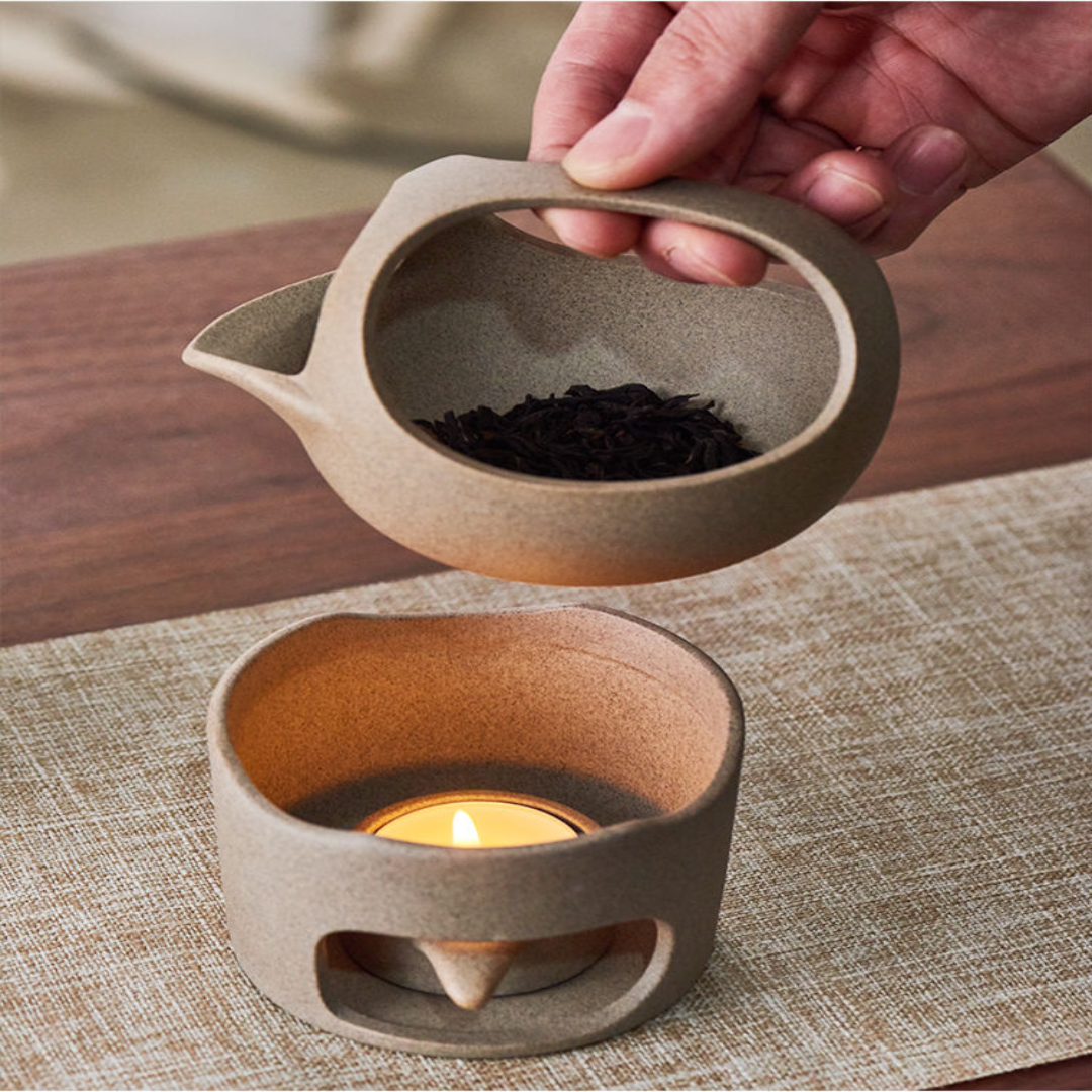 Lisslune | Japanese Style Simple Candle Tea Warmer Pot