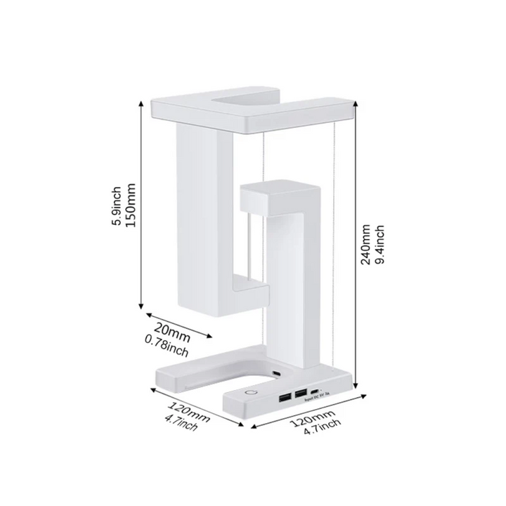 Lisslune | Anti Gravity Orbit Wireless Charging Night Lamp
