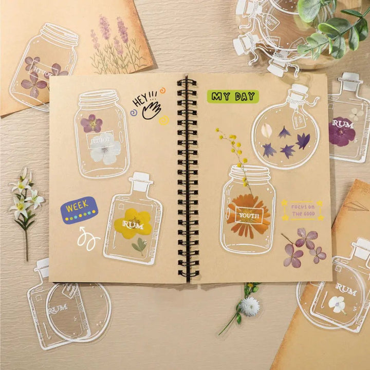 Lisslune | DIY Transparent Natural Floral Bookmarks