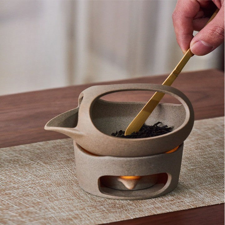 Lisslune | Japanese Style Simple Candle Tea Warmer Pot