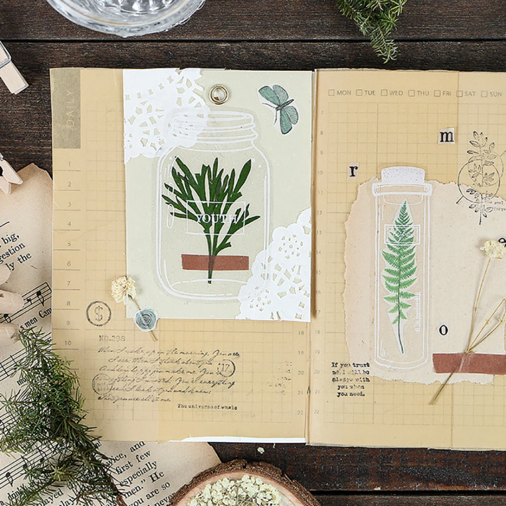 Lisslune | DIY Transparent Natural Floral Bookmarks