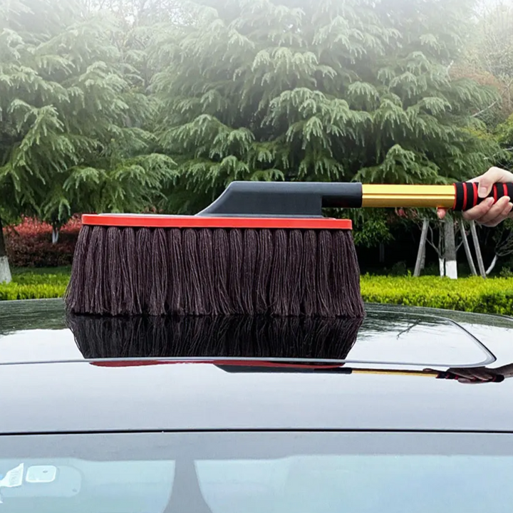 Lisslune | Auto Clean Telescopic Microfiber Dust Removal Brush for