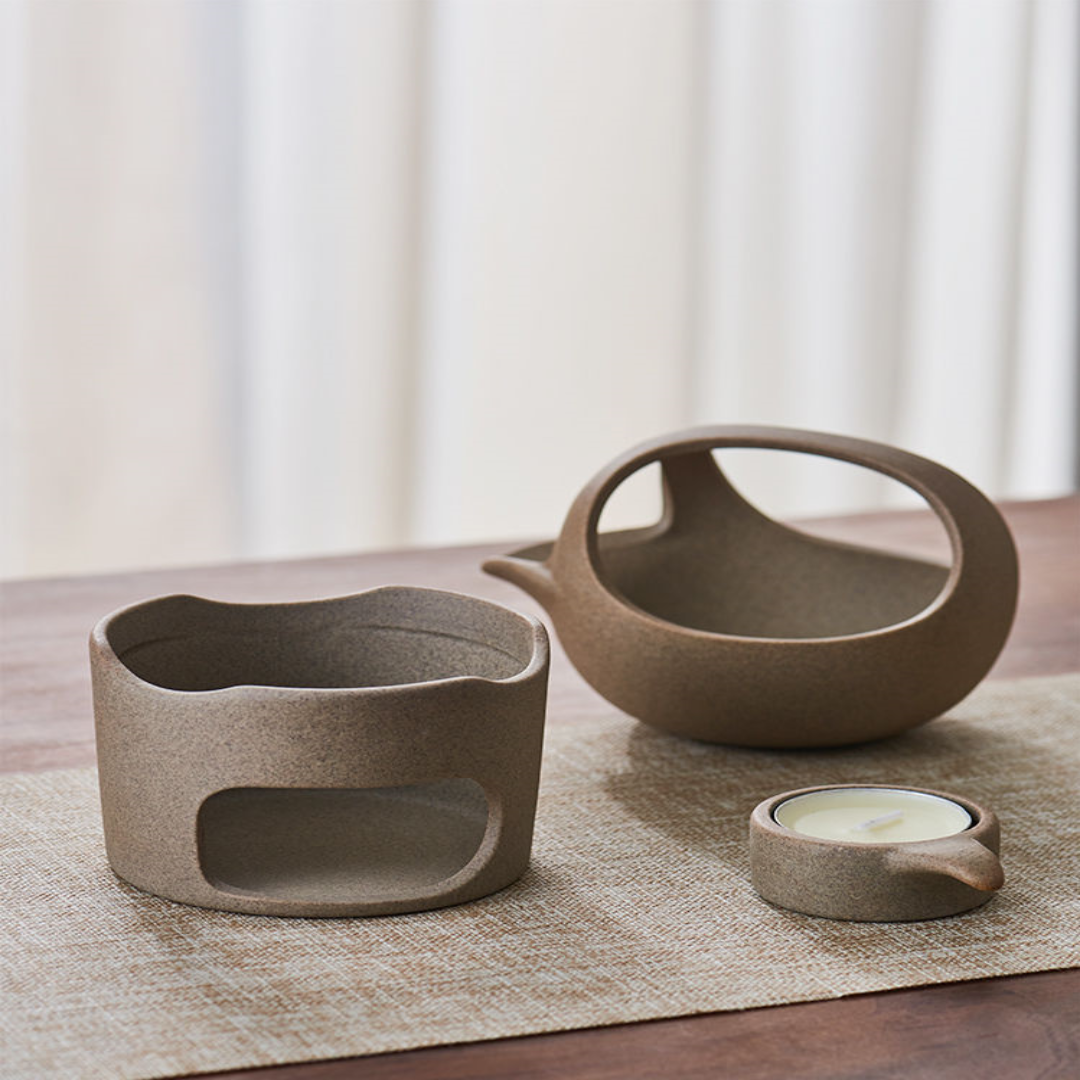 Lisslune | Japanese Style Simple Candle Tea Warmer Pot